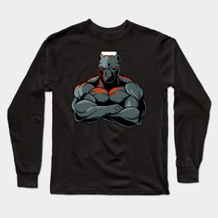 wolf on steroids Long Sleeve T-Shirt